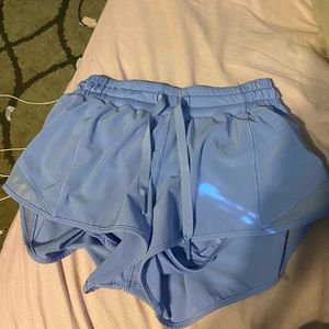 Hydrangea Blue lululemon shorts